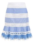 Martha Medeiros Camila Short Skirt - Blue