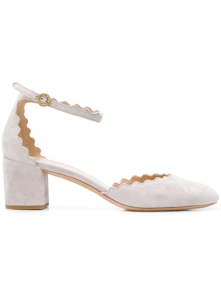 Chloé Chloé Chc17a09001 066 Gris Furs & Skins->calf Leather - Grey