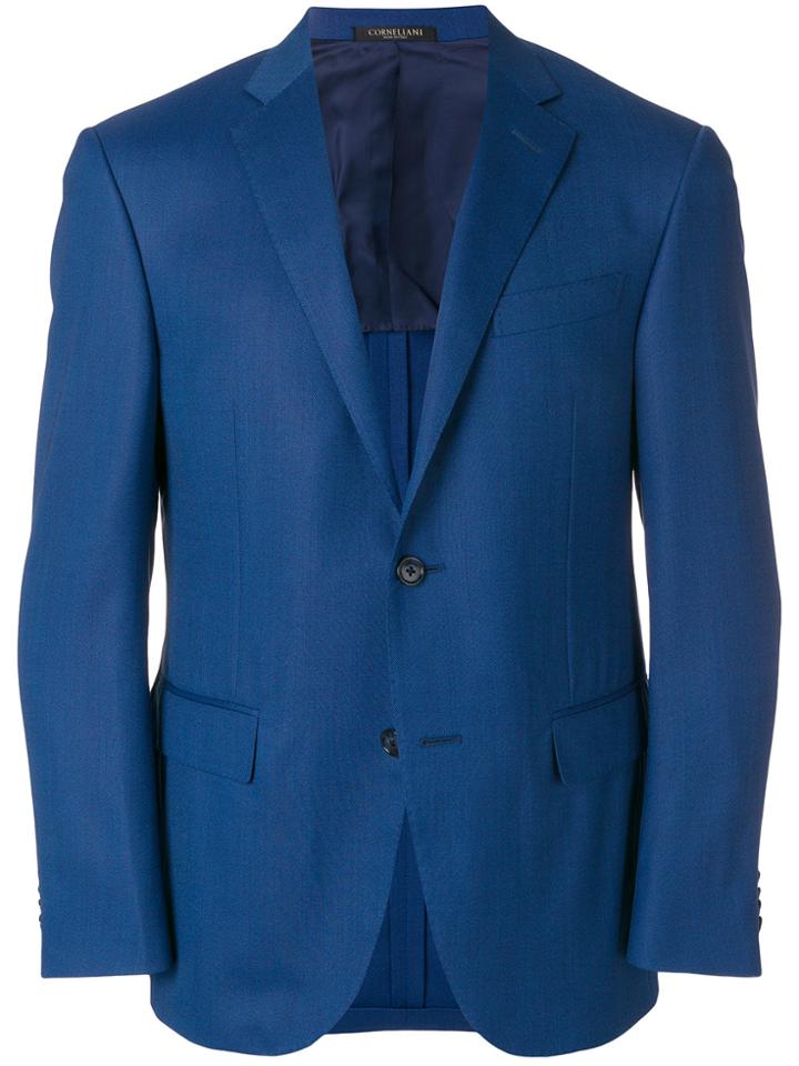 Corneliani Formal Single-breasted Blazer - Blue