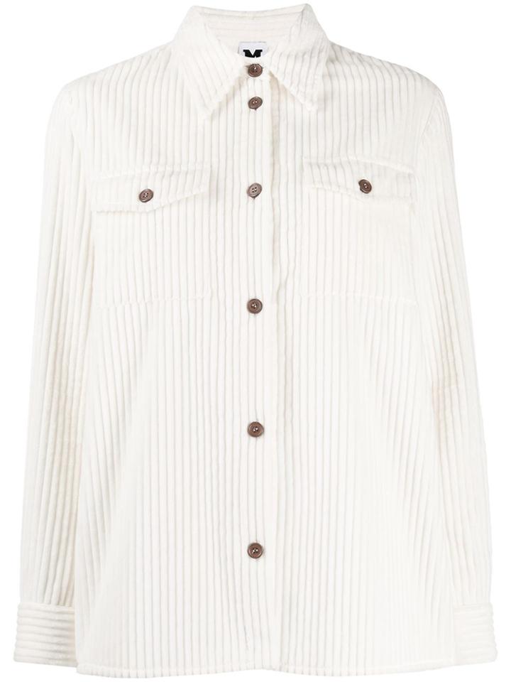 M Missoni Corduroy Button-front Jacket - White