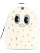 Moncler Character Print Textured Backpack - White