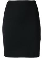 Twin-set Back Zip Skirt - Black