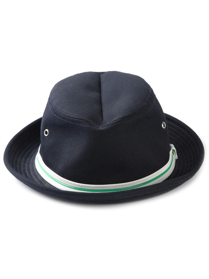 Comme Des Garçons Vintage Panama Hat, Adult Unisex, Blue