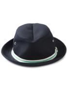 Comme Des Garçons Vintage Panama Hat, Adult Unisex, Blue