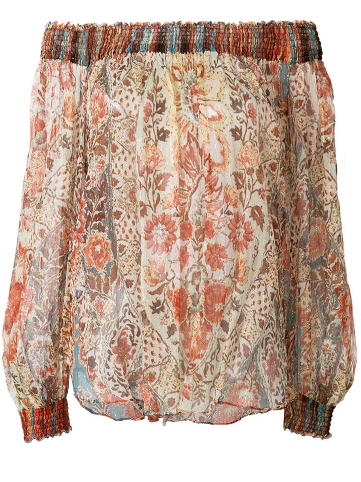 Plein Sud Floral Print Blouse - Multicolour