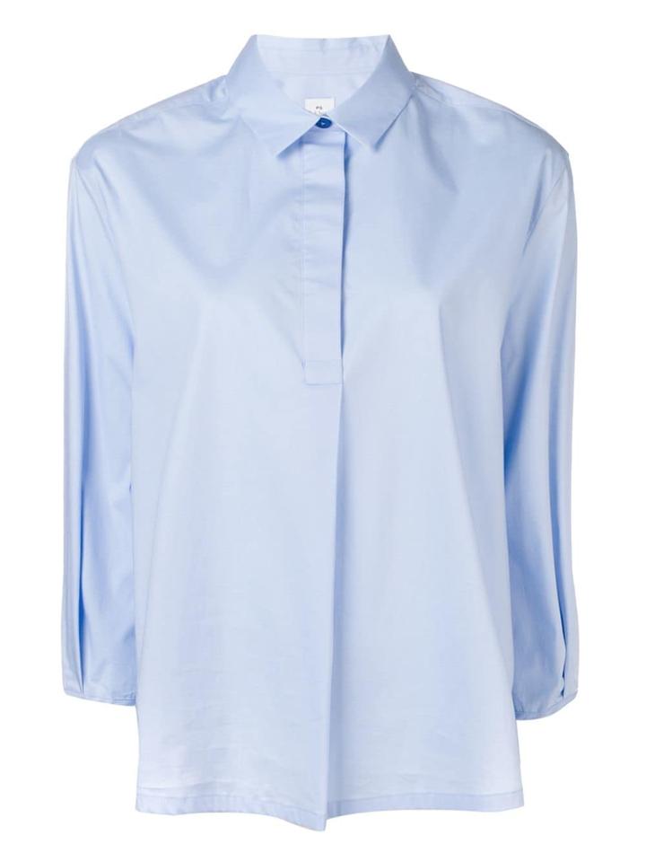 Ps Paul Smith 3/4 Sleeves Shirt - Blue