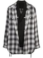 Takahiromiyashita The Soloist Oversized Layered Shirt Jacket - Black