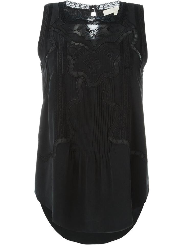 Vanessa Bruno Embroidered Sleeveless Top