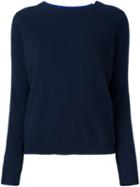Twin-set Knitted Sweater, Women's, Size: Small, Blue, Polyester/cashmere