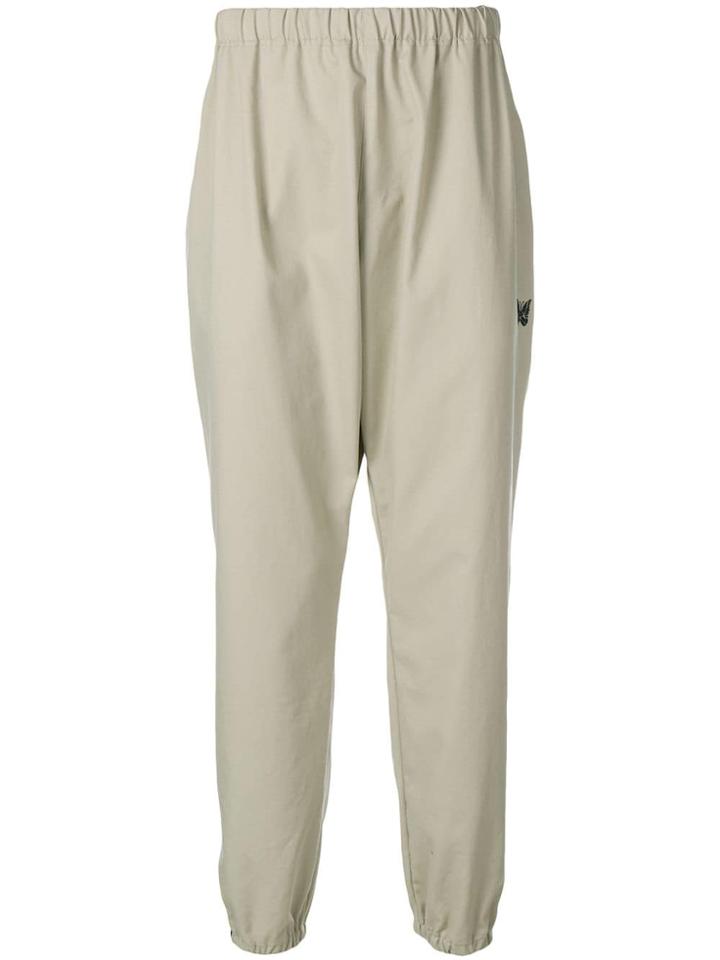 Needles Contrast Stripe Trousers - Grey