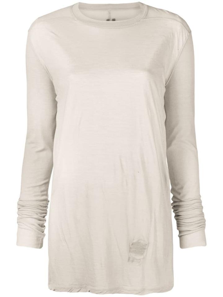 Rick Owens Drkshdw Longline Knitted Top - Neutrals