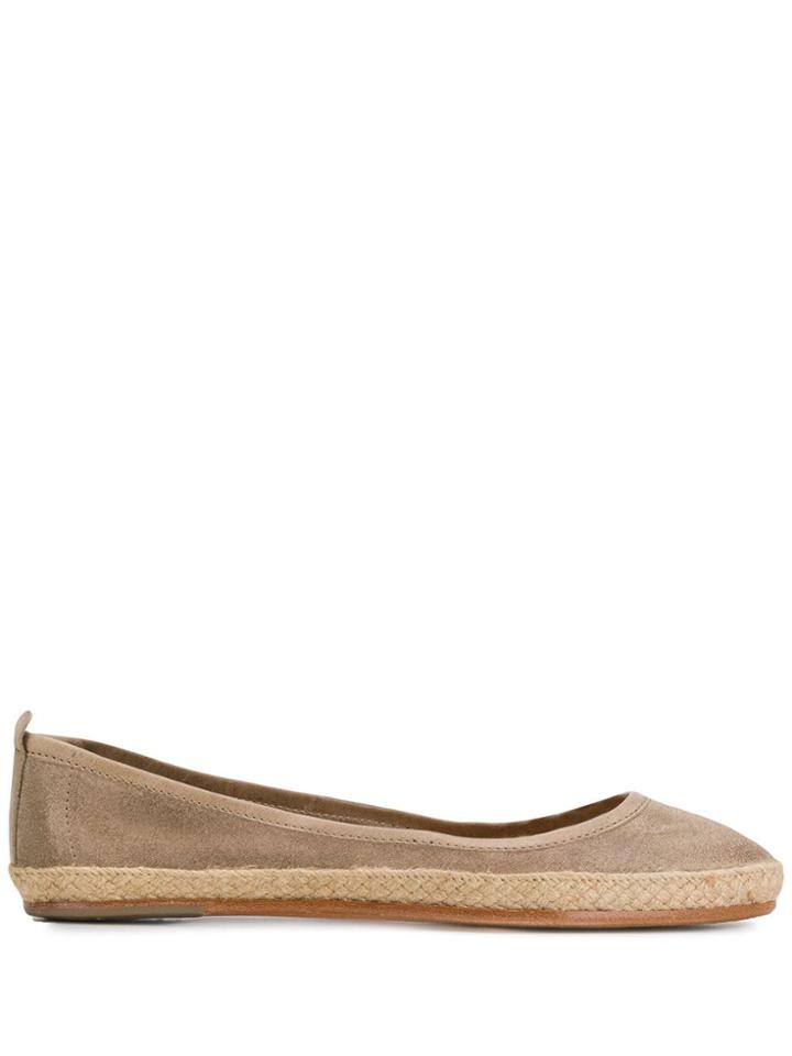 N.d.c. Made By Hand Slip-on Ballerinas - Neutrals