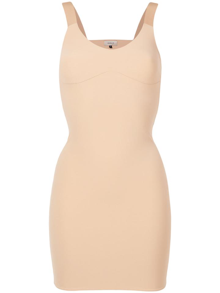 Murmur Bodycon Mini Dress - Nude & Neutrals