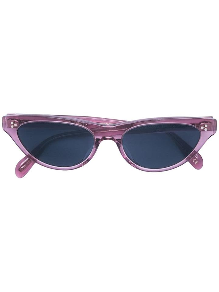 Oliver Peoples Cat Eye Sunglasses - Purple