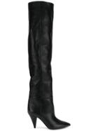 Saint Laurent Niki Over The Knee Boots - Black