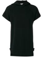 Helmut Lang - Short-sleeve Hoodie - Men - Cotton/polyester - S, Black, Cotton/polyester