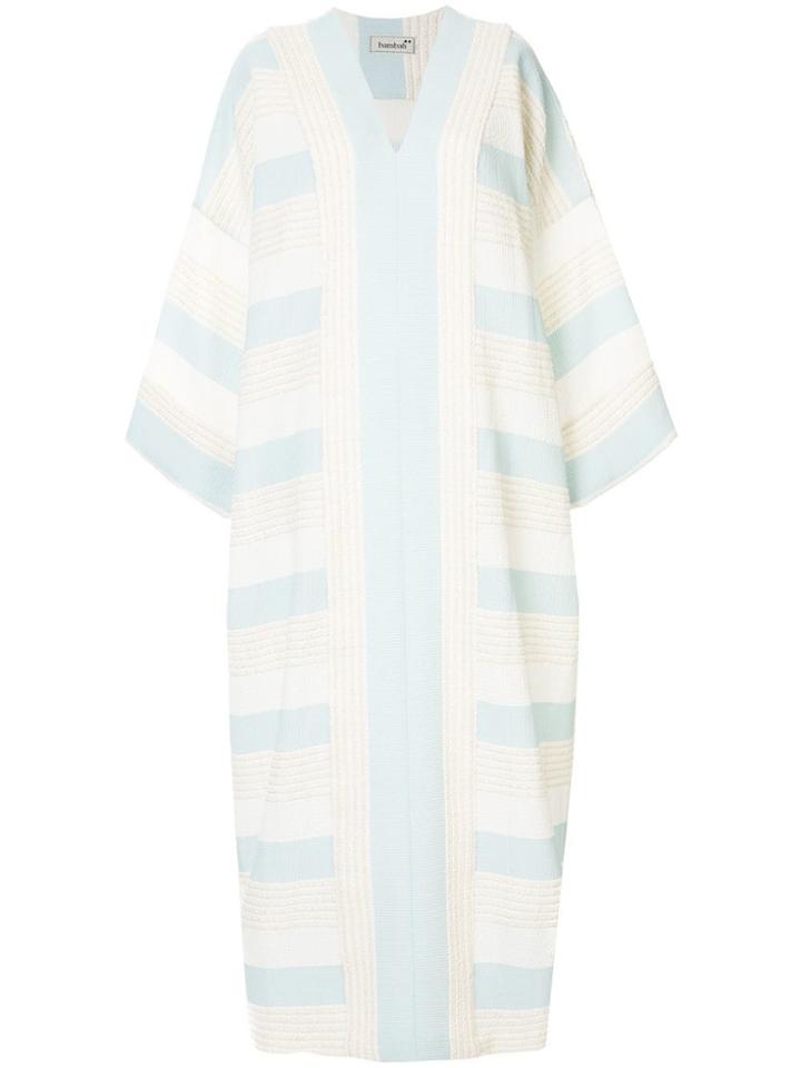 Bambah Striped Maxi Dress - White