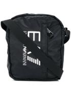 Ea7 Emporio Armani Logo Shoulder Bag - Black