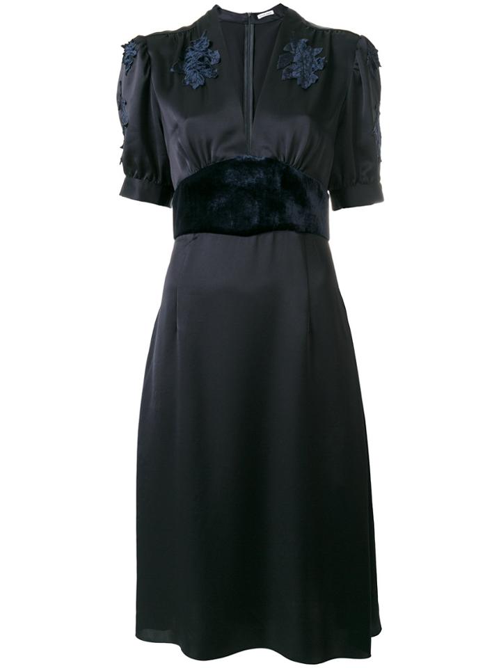Tomas Maier V-neck Dress - Blue