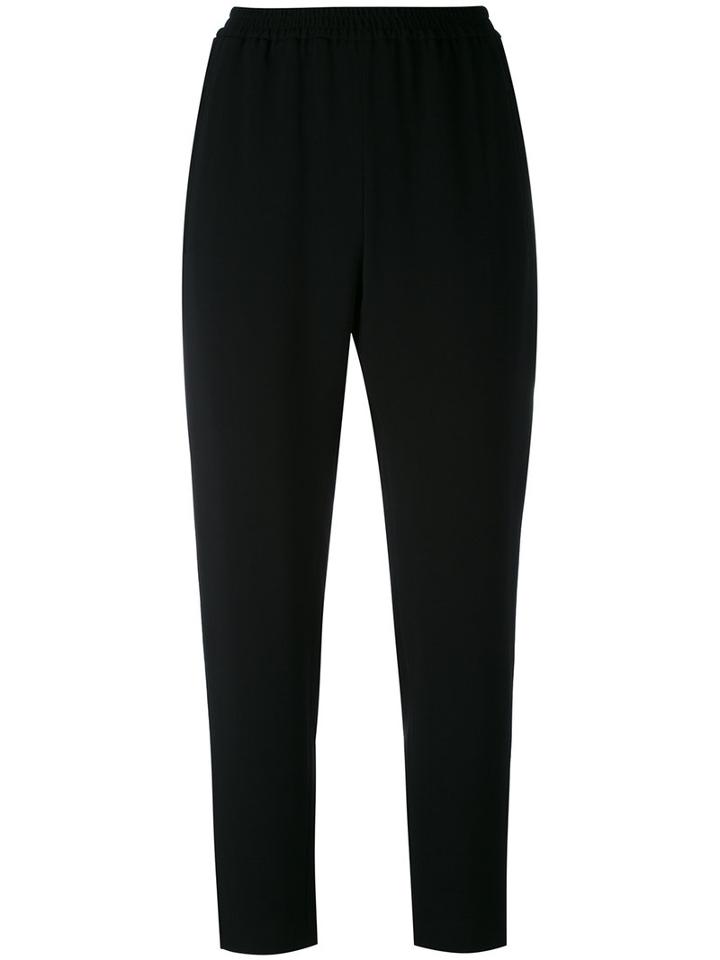 Stella Mccartney - Drop-crotch Trousers - Women - Spandex/elastane/acetate/viscose - 46, Black, Spandex/elastane/acetate/viscose