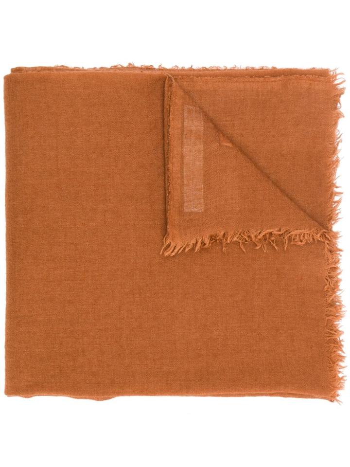 Rick Owens Long Draped Scarf - Brown