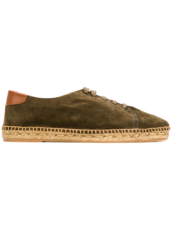 Castañer Claudio Lace-up Espadrilles - Green