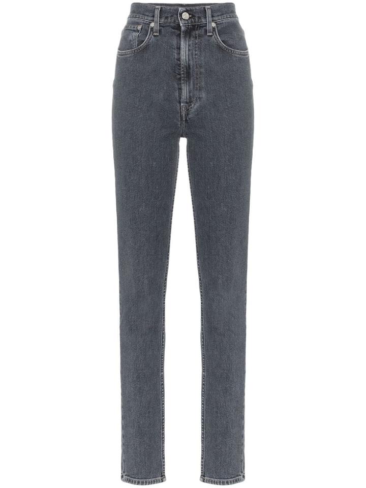 Helmut Lang High-waist Skinny Jeans - Black