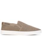 Calvin Klein Glittery Slip-on Sneakers - Nude & Neutrals