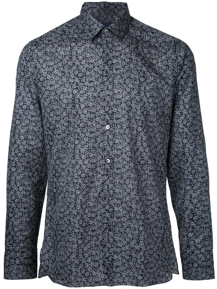 Lanvin Paisley-print Shirt - Blue