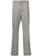 Rochas Cropped Flared Trousers - Grey