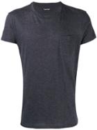 Tom Ford Chest Pocket T-shirt, Men's, Size: 54, Grey, Cotton/cashmere