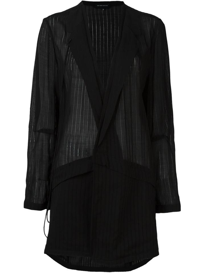 Ann Demeulemeester Deconstructed Blazer - Black
