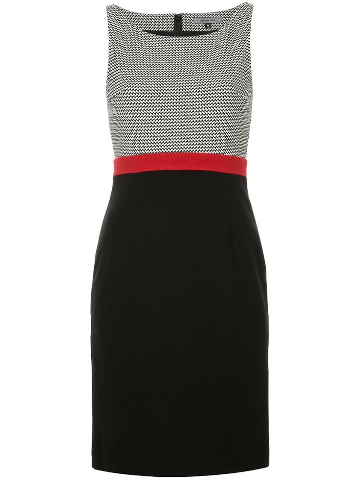 Han Ahn Soon Contrast Panel Dress - Black
