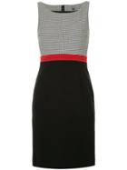 Han Ahn Soon Contrast Panel Dress - Black