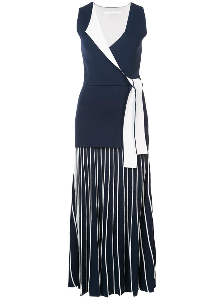 Dion Lee Pleated Dress - Blue