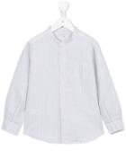 Il Gufo Striped Shirt, Boy's, Size: 8 Yrs, White