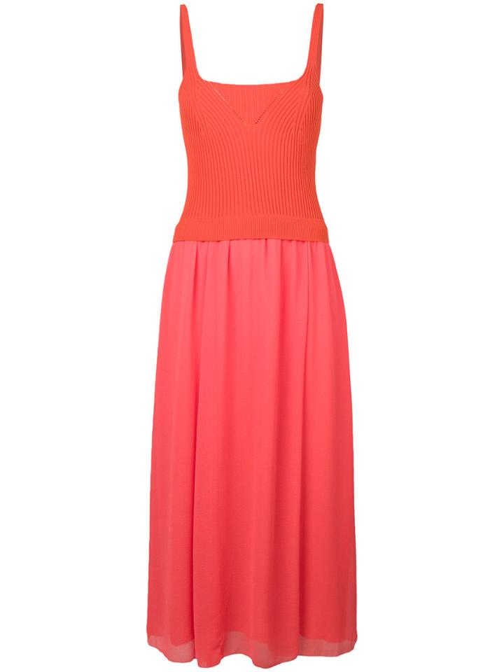 Marc Cain Knitted-top Midi Dress - Yellow & Orange