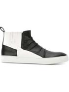 Alexandre Plokhov Slip-on Sneakers, Men's, Size: 42, Black, Leather/rubber