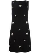 Versus Embellished Mini Dress - Black