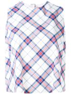 Maison Kitsuné - Tartan Tank - Women - Cotton - 36, White, Cotton