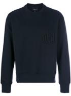 3.1 Phillip Lim Logo Embossed Sweatshirt - Blue