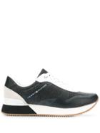 Tommy Hilfiger Contrast Sole Sneakers - Black