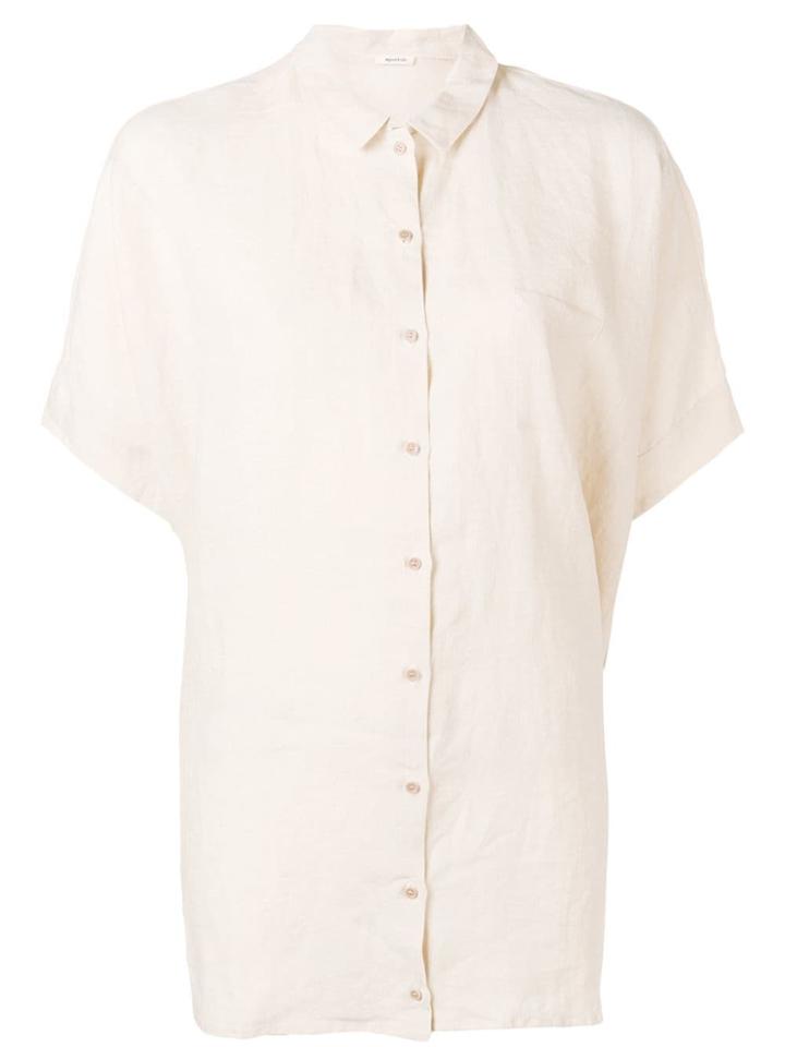 Apuntob Crease Effect Shirt - Neutrals