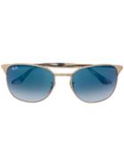 Ray-ban - Signet Sunglasses - Unisex - Metal - 59, Grey, Metal