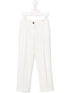Dolce & Gabbana Kids Tailored Trousers, Girl's, Size: 10 Yrs, White