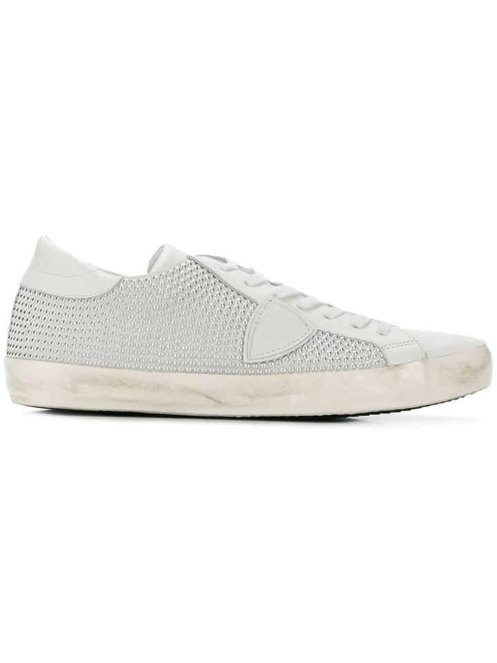 Philippe Model Paris Full Stud Sneakers - White