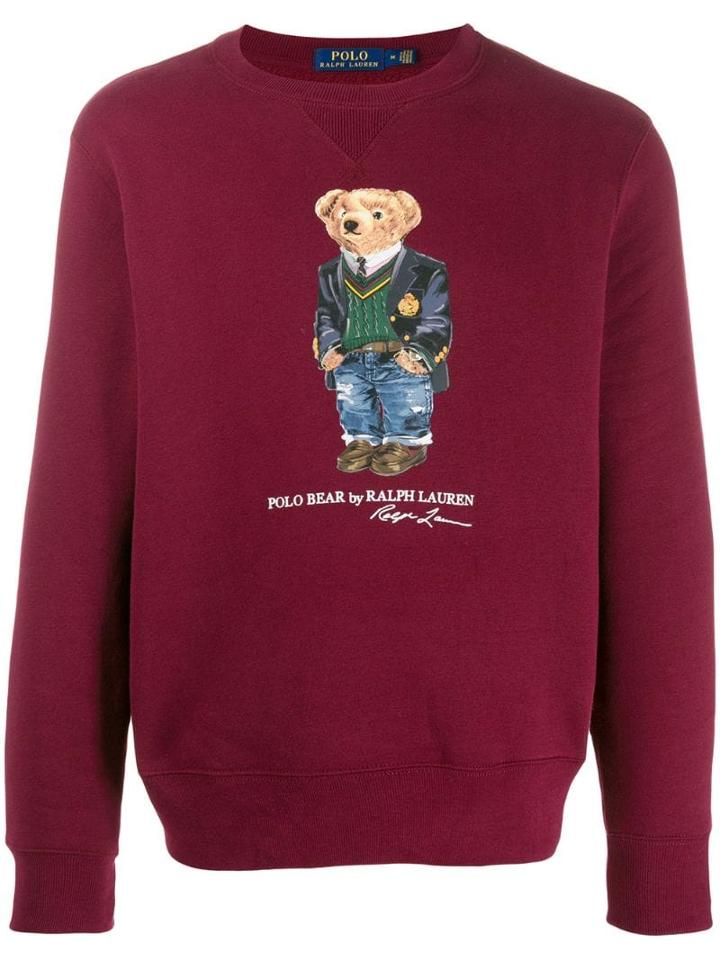 Polo Ralph Lauren Polo Bear Print Sweatshirt - Red