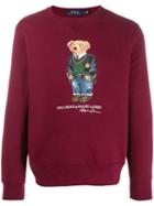 Polo Ralph Lauren Polo Bear Print Sweatshirt - Red