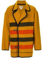 Hermès Pre-owned Rocabar Off-the-centre Coat - Yellow