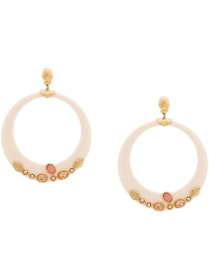 Gas Bijoux Lodge Hoop Earrings - Pink